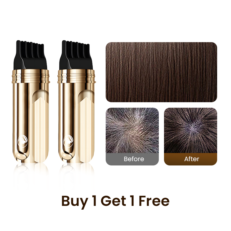 ✨ 2-in-1 Hair Dye Comb for Gray Hair | Instant Root Touch-Up & Full Coverage 🎄🌟