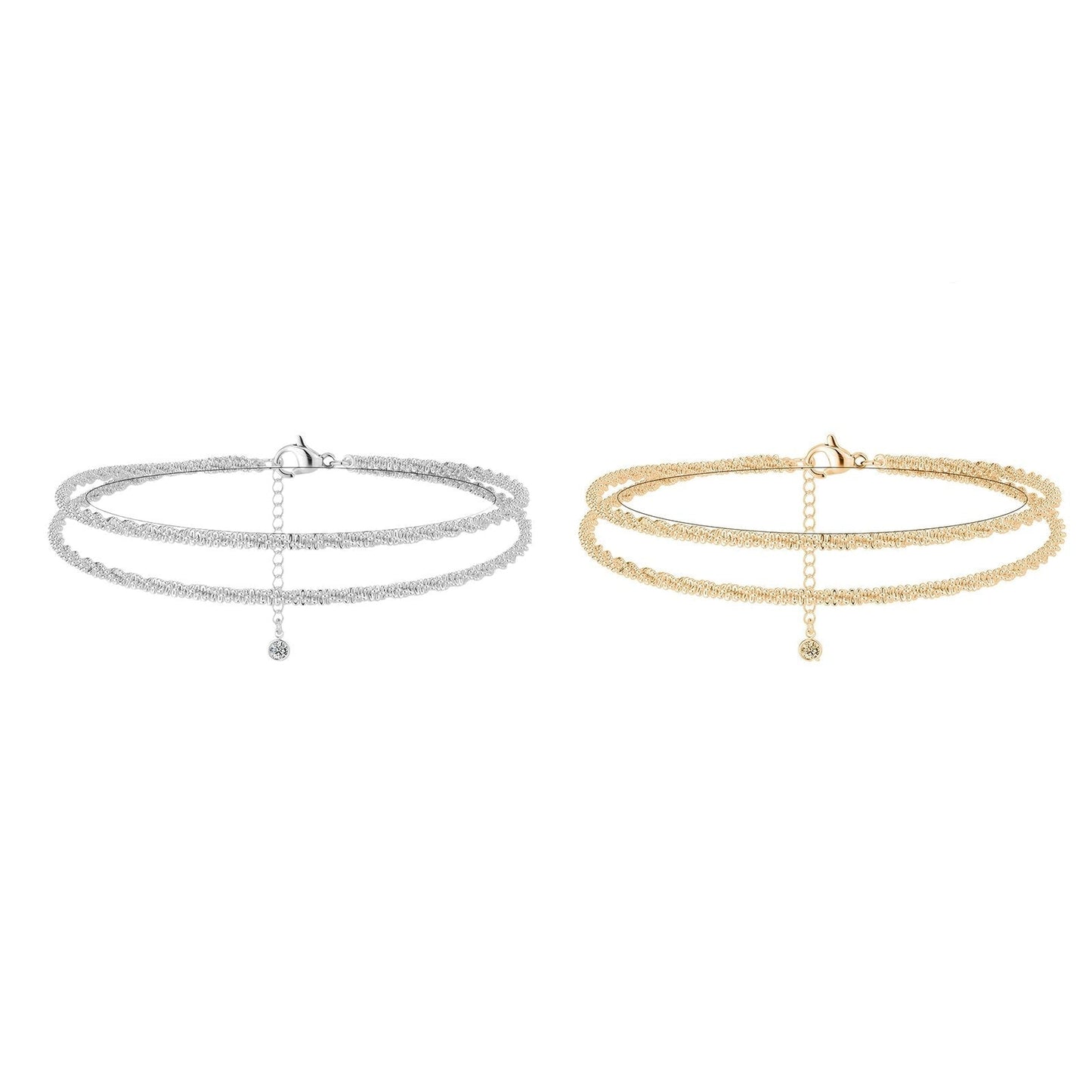 🥰Dainty Layered Waterproof Anklet🔥Buy 1 Get 1 Free