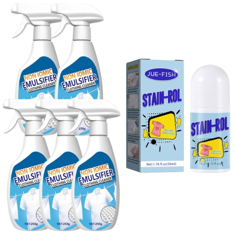 🔥 50 % RABATT! ⏰ Fleckenentferner für Kleidung – Entfernt Kaffee-, Wein- und Ölflecken in Sekunden! 🧼👕