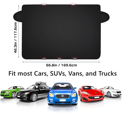 📢📢50 % OFF !!⏰⏰2025 Upgraded Car Windshield Magnetic Snow Cover