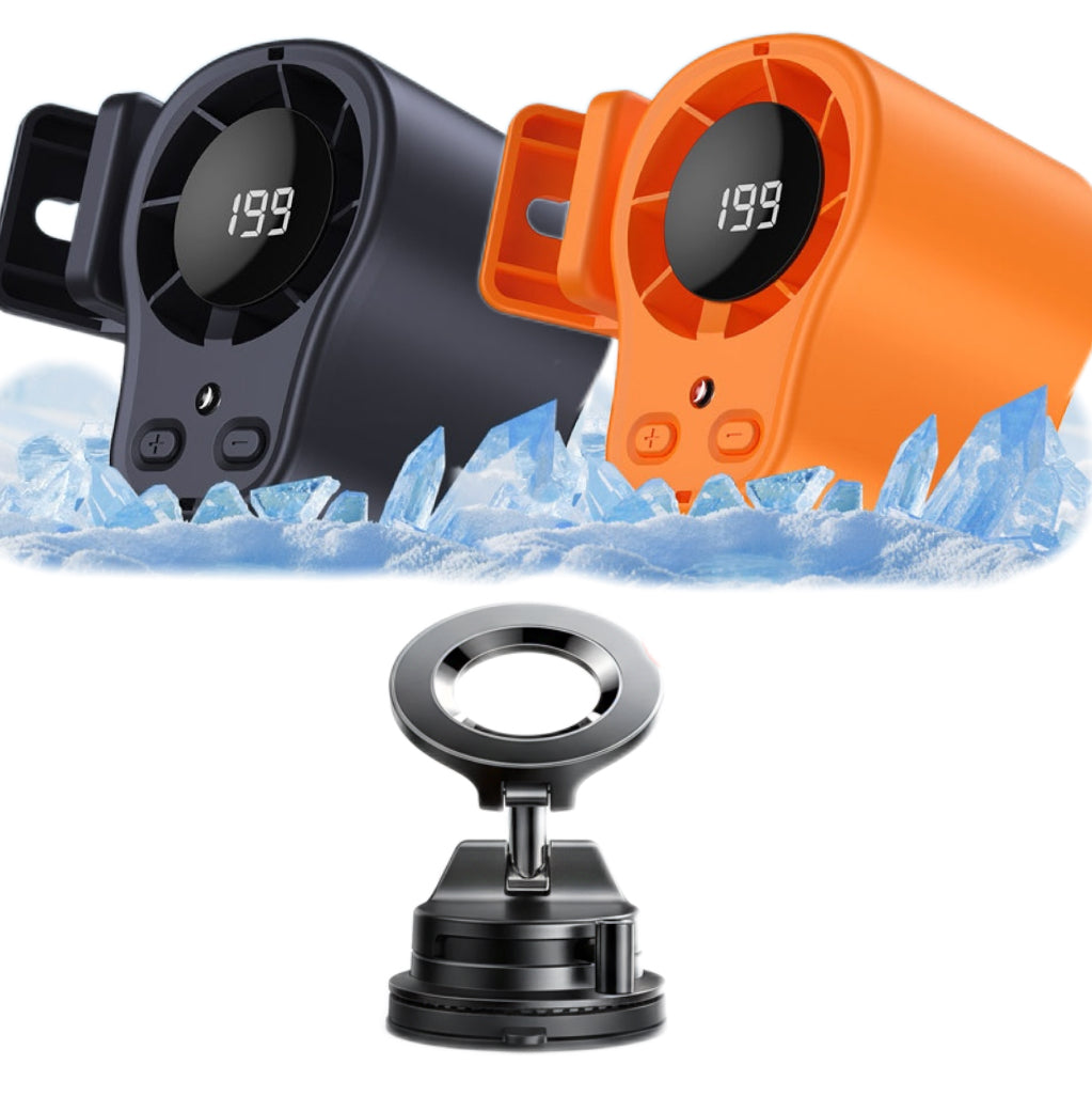 🔥HOT SALE 50% OFF🔥Hands-Free Personal Cooling Fan with LED Display🚗❄️Small fan. Big difference 😍