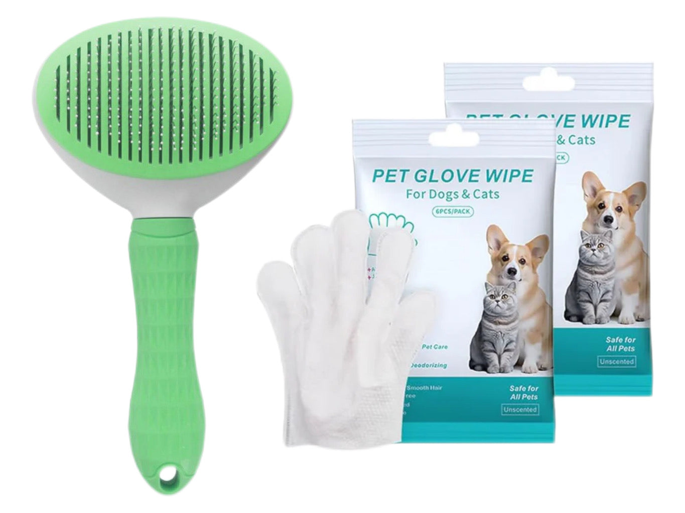 🧹Self-Cleaning Slicker Brush for Dogs & Cats 🐶Say Goodbye To Pet Hair Chaos 🐾✨
