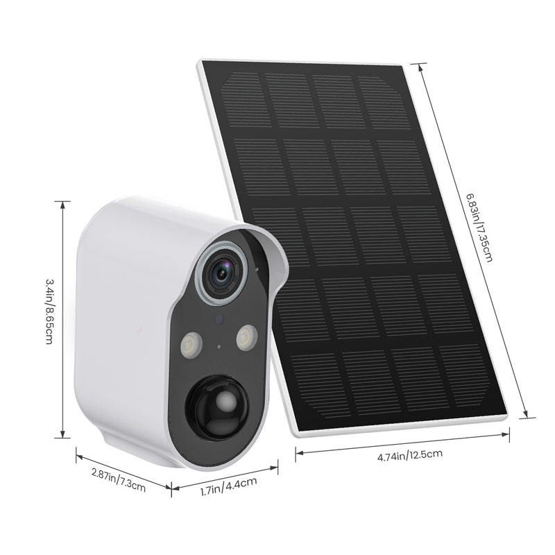 🏡Keep Your Home Safe 24/7 🔒Solar Powered Surveillance Camera - WiFi Wireless IP Camera