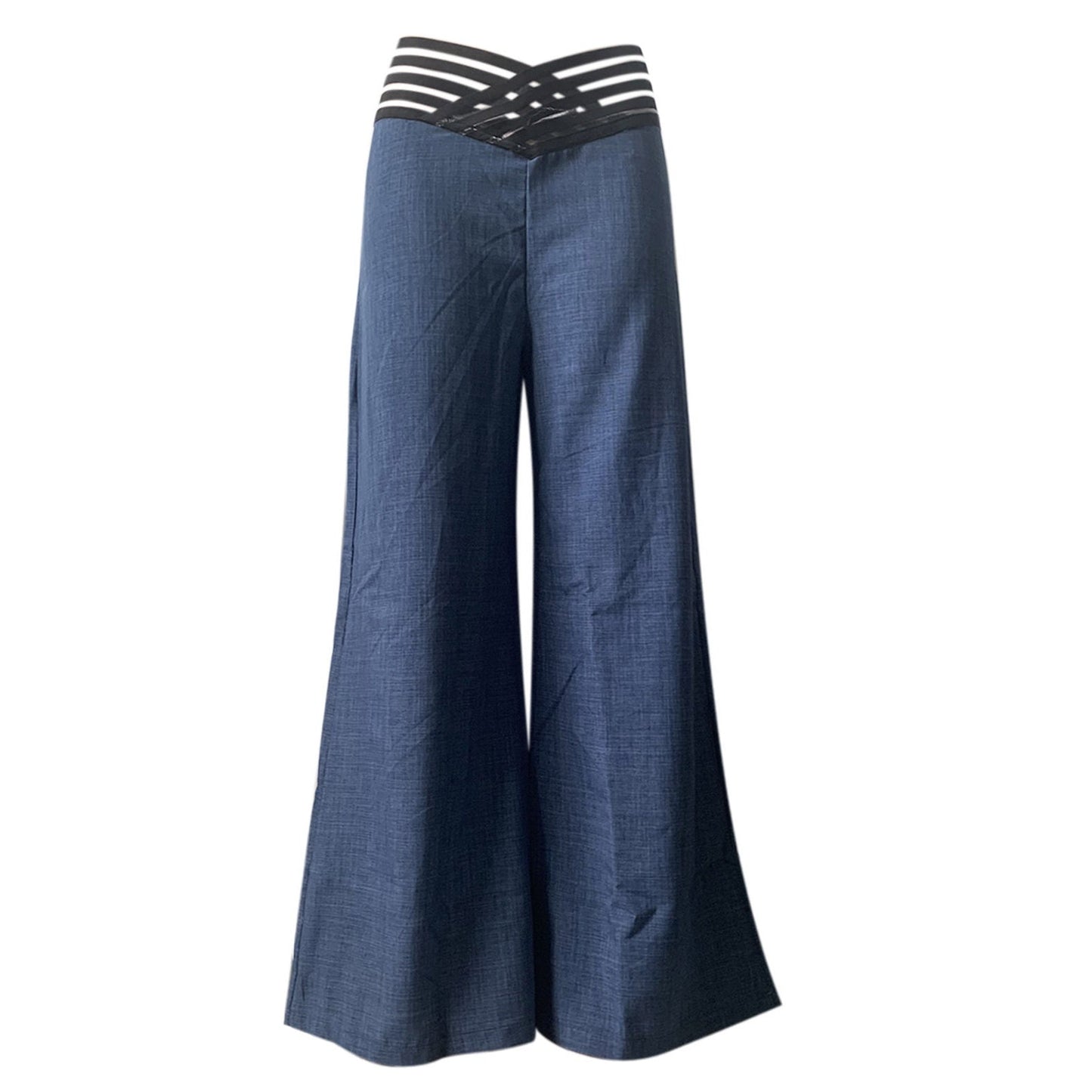 🔥 Zeitlich begrenzter Verkauf – Bis zu 50% RABATT🍃Freizeit-High-Waist-Hosen mit weitem Bein für Damen