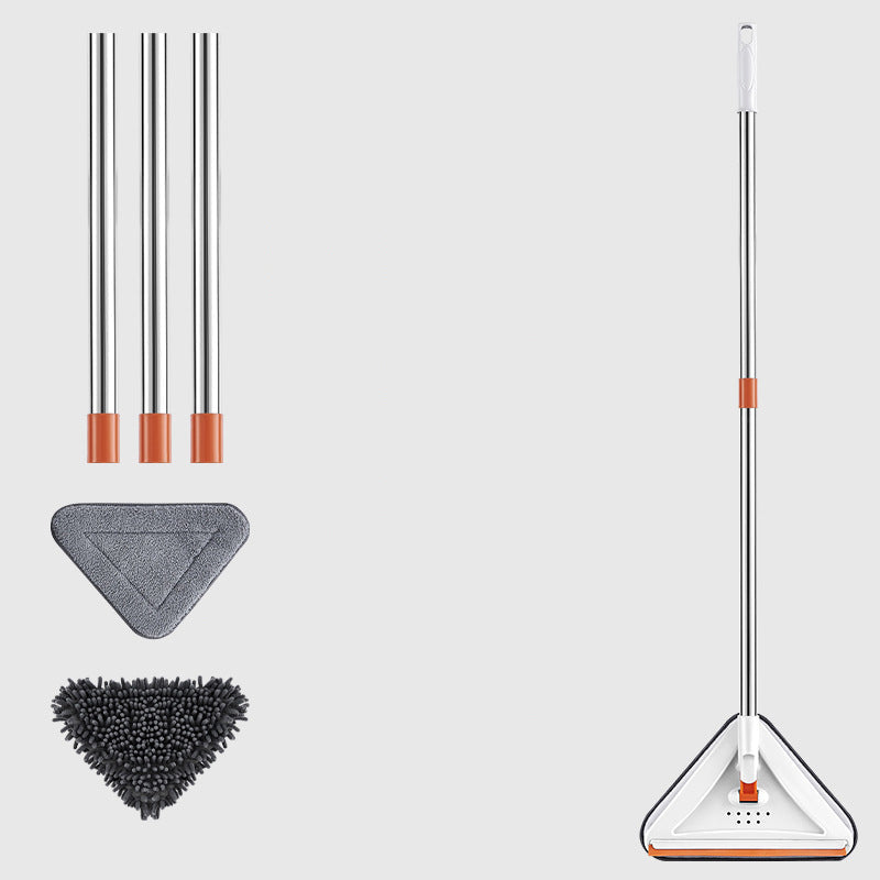 🔥Hot Sale 50% Off 💕 Multi-purpose Telescopic Pole 360° Rotatable Triangle Water Absorbing Dust Mop