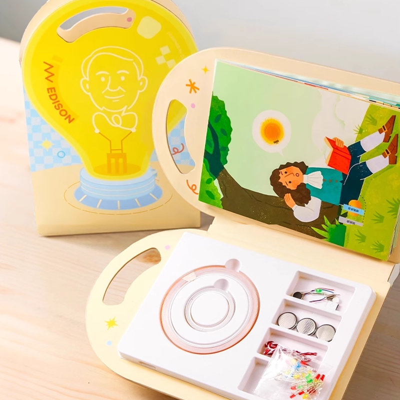 🎁Xmas Sale 50% OFF✨【Beginner Circuit Kit for Kids】✨ -16 Fun Games with Interactive Lights, STEM Kit for Ages 3-6!👼