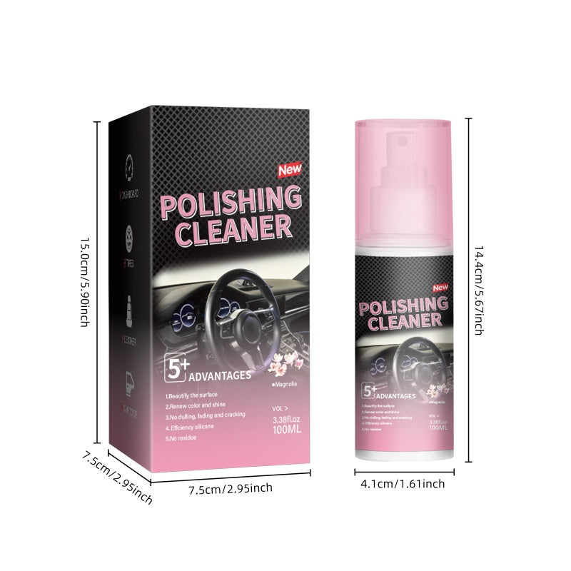 🚗BUY 1 GET 1 FREE !🔥Car Interior Polish Cleaner – Deep Cleaning, Restores Shine & Non-Toxic Formula ✨
