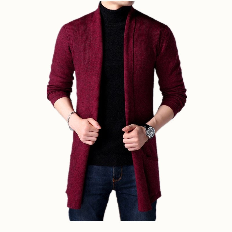 🔥💝Best Gift For Him✨Men's Knit Long Cardigan Jacket