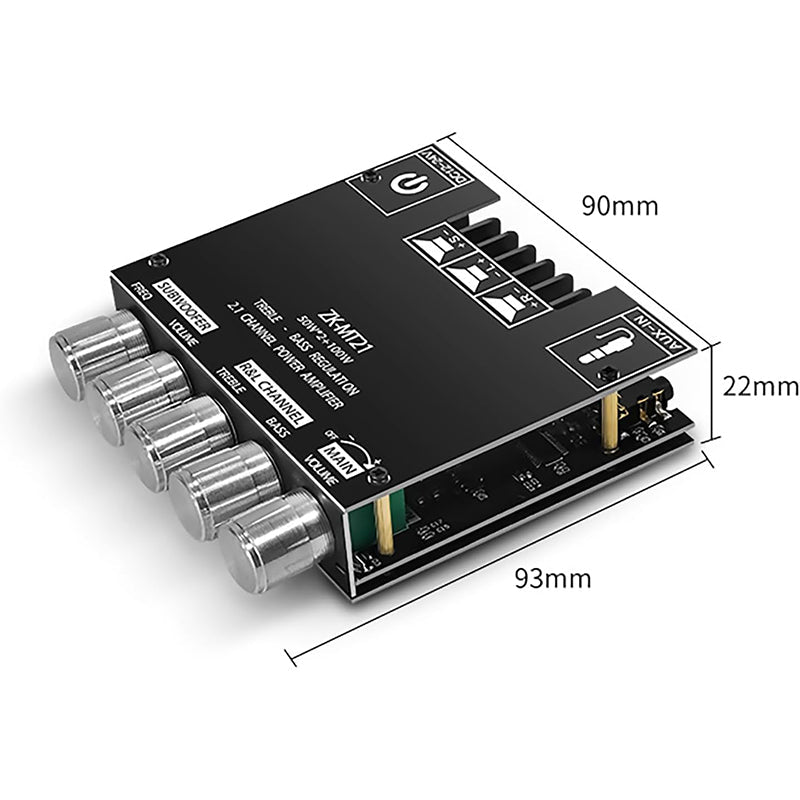2.1 Kanal Bluetooth - kompatibles Audio-Leistungsverstärker-Modul🔊 Verbessern Sie Ihr Audio-Erlebnis! 🔊