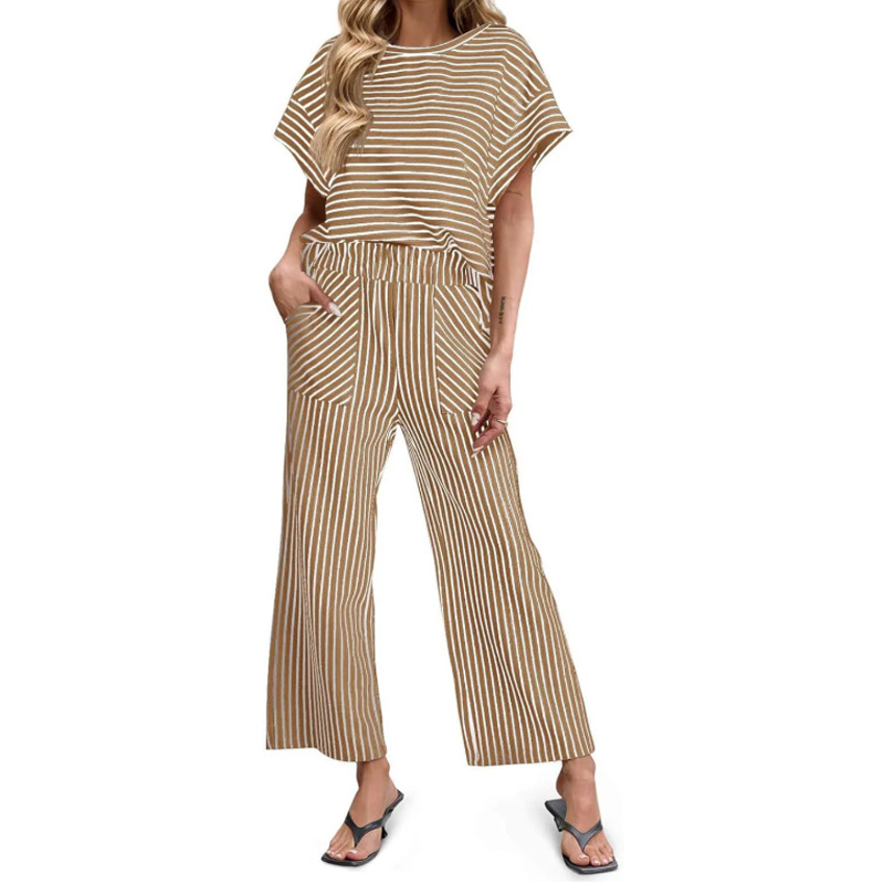 Women's Striped 2-Piece Lounge Set 🌟The Perfect Lounge Set🛋️✨