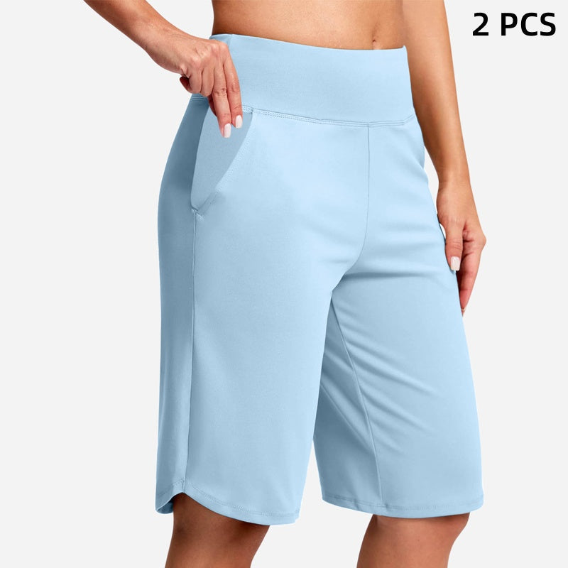 ⏰Last Day Sale 60% OFF🔥Women's High-Waist Yoga Shorts with Pockets
