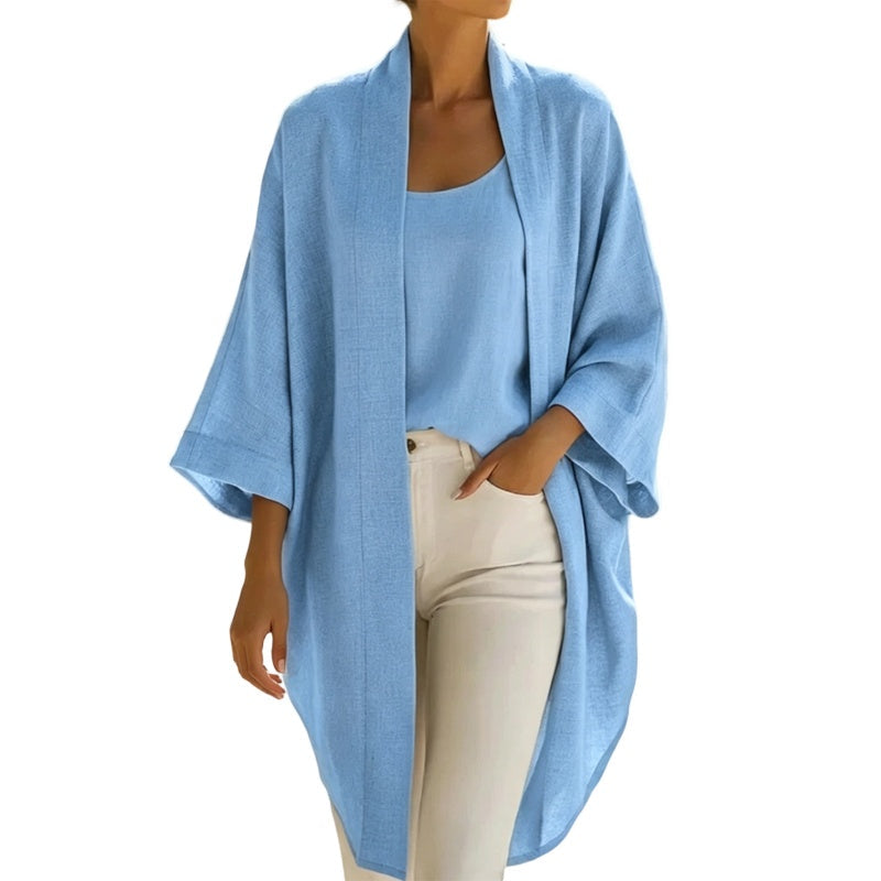 ☀️2-teiliges Damen-Set aus Tanktop und Cardigan – leichtes Sommer-Outfit zum Layering ✨