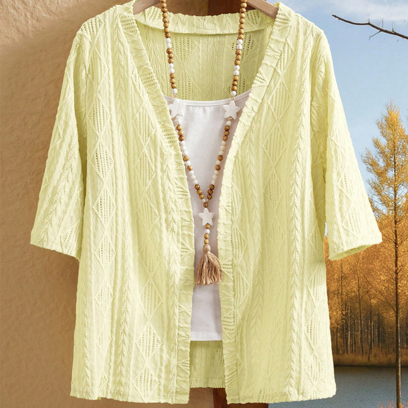 ☀️Women's Casual Open-Front Knit Cardigan – Lightweight, Flattering & Perfect For Any Outfit ✨