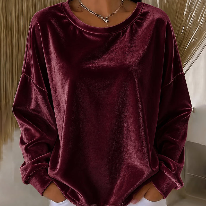 🔥 50% Off! ✨ Women's Crew-Neck Long-Sleeve Casual Top — An Everyday Essential For Any Occasion 🌿