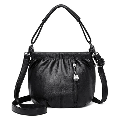 🔥🎁New arrival 50% OFF💥🔥Casual Pleated Bucket Soft Leather Handbag Shoulder Bag