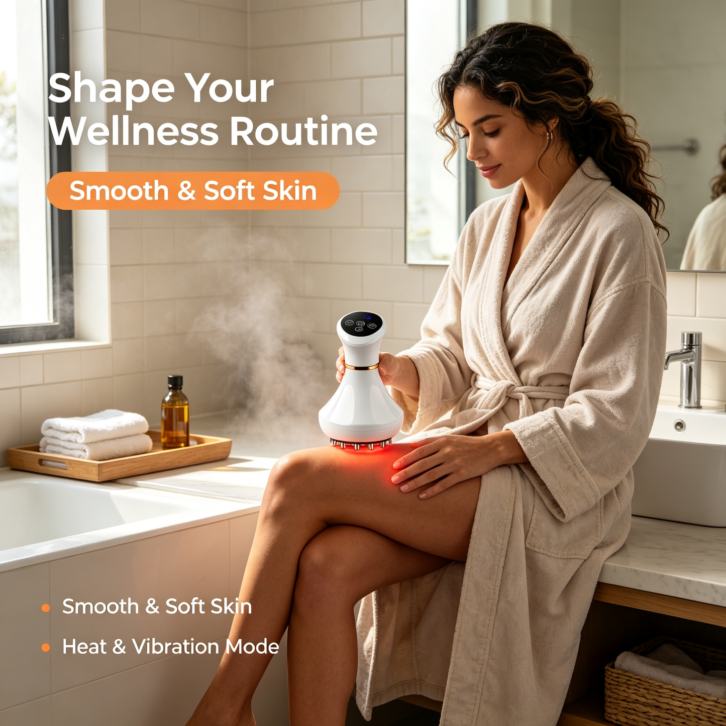 💆‍♀️ Entspannen Sie müde Muskeln zu Hause – elektrische Meridian-Massagebürste und smartes Schröpfgerät mit Wärme ✨