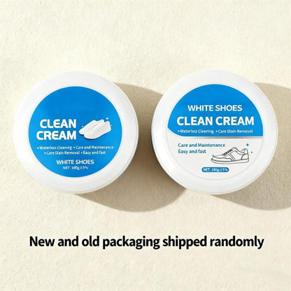 ⏳Limited-time Special Price🧼No-Wash Shoe & Leather Cleaner Cream - Stain Remover With Sponge