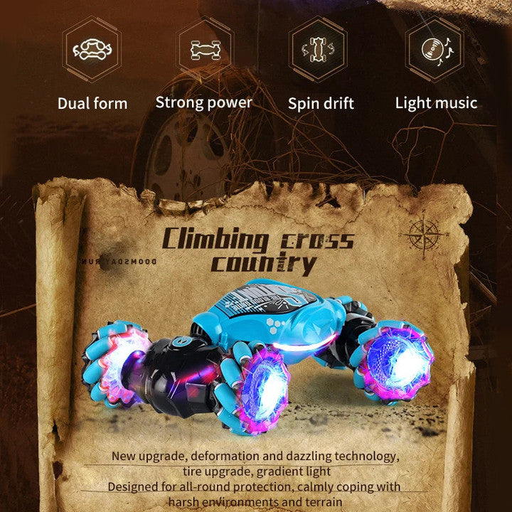 🎁Big sale🔥Gesture Sensing RC Stunt Car With Light & Music