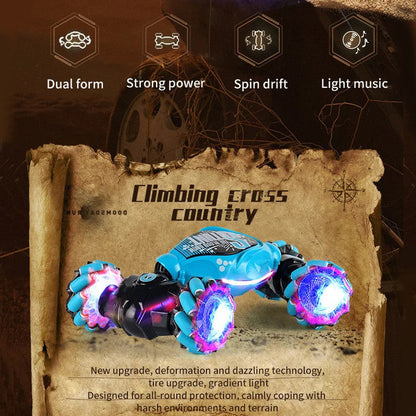 🎁Big sale🔥Gesture Sensing RC Stunt Car With Light & Music