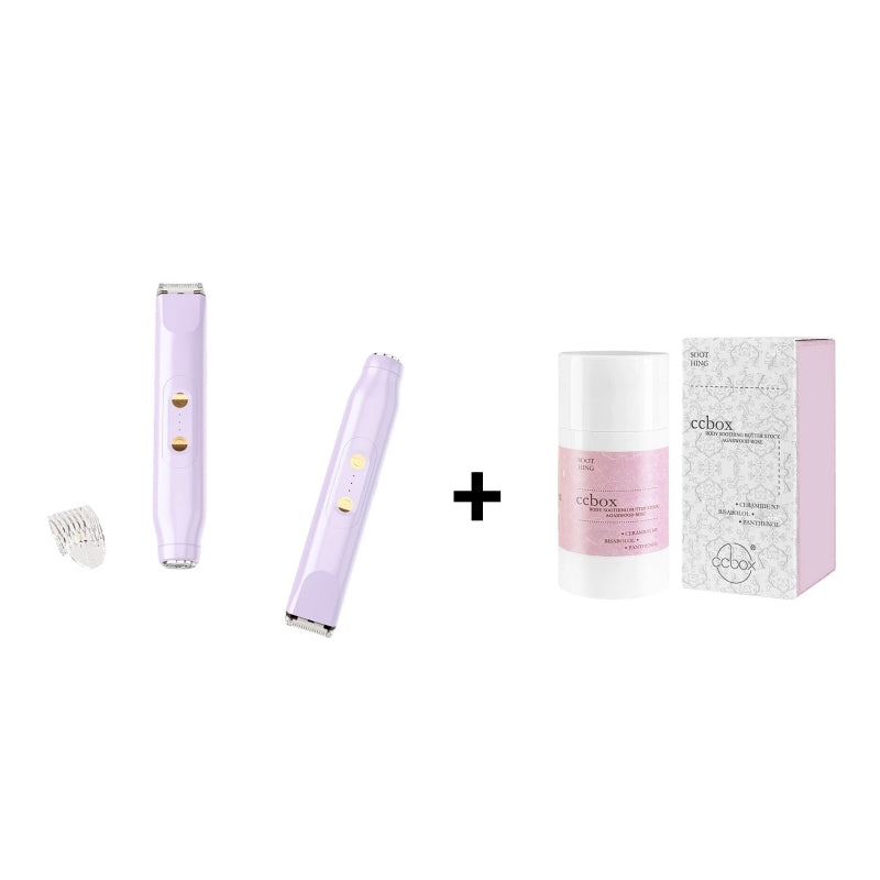 🚨 Rosa ist WEG!! SCHNELL HANDELN ⚡Bikini-Trimmer für Frauen, Elektrorasierer und Rasierer wiederaufladbar, 2-in-1-Körper- und Gesichtsepilierer, Achselhöhlen und Beine, IPX7 wasserdicht