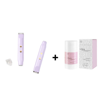 🚨 Rosa ist WEG!! SCHNELL HANDELN ⚡Bikini-Trimmer für Frauen, Elektrorasierer und Rasierer wiederaufladbar, 2-in-1-Körper- und Gesichtsepilierer, Achselhöhlen und Beine, IPX7 wasserdicht
