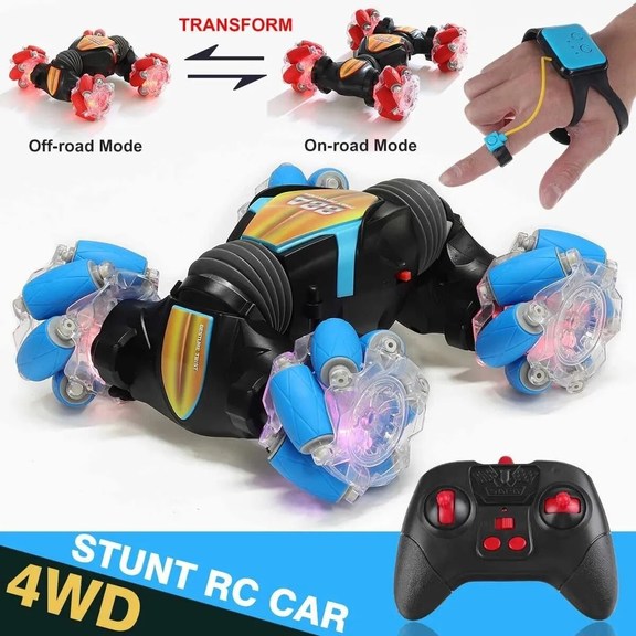 🎁Big sale🔥Gesture Sensing RC Stunt Car With Light & Music