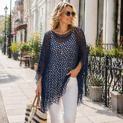 🏆 Sonderpreis letzter Tag 💲12.8! 💐 Sommerliches Metallic Häkel-Cover-Up – leicht, fließend & mühelos stylisches Sommer-Outfit