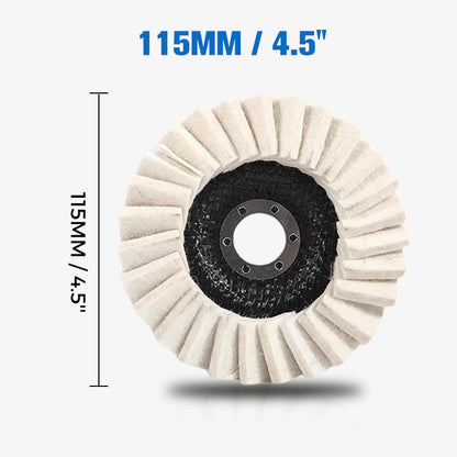 🔥LAST DAY -BUY 1 GET 1 FREE🔥✨ Achieve A Mirror Finish –Wool Felt Flap Polishing Disc
