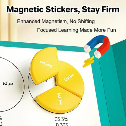 🏅LAST DAY SPECIAL PRICE📚🧲Magnetic Fraction Demonstration Book
