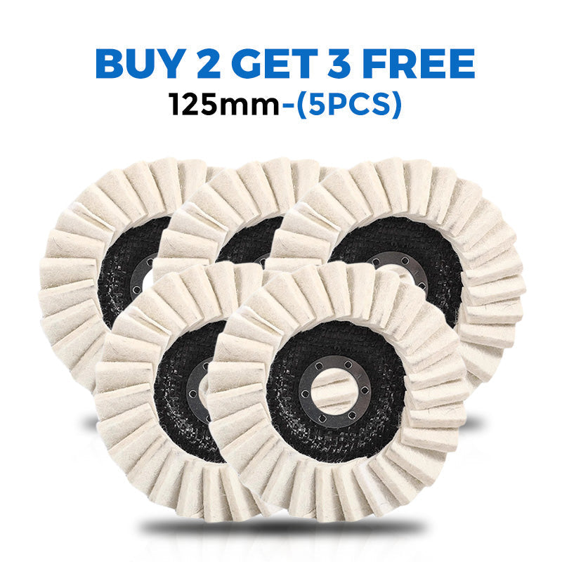 🔥LAST DAY -BUY 1 GET 1 FREE🔥✨ Achieve A Mirror Finish –Wool Felt Flap Polishing Disc