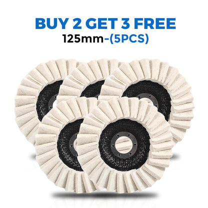 🔥LAST DAY -BUY 1 GET 1 FREE🔥✨ Achieve A Mirror Finish –Wool Felt Flap Polishing Disc