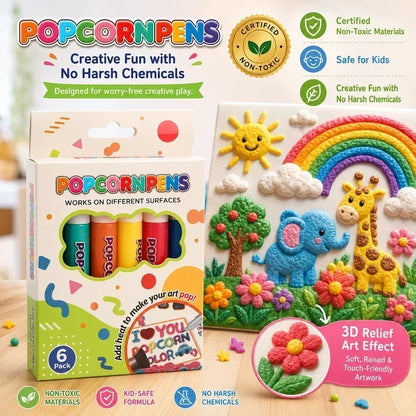 💥Surprise Price: Only £7.99!!🎁🔮Magic Pen – Draw 3D with one stroke!🎄 DIY Bubble Popcorn Drawing Pens& Buy 3 Pay 2 🔥