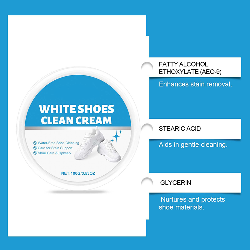 ⏳Limited-time Special Price🧼No-Wash Shoe & Leather Cleaner Cream - Stain Remover With Sponge