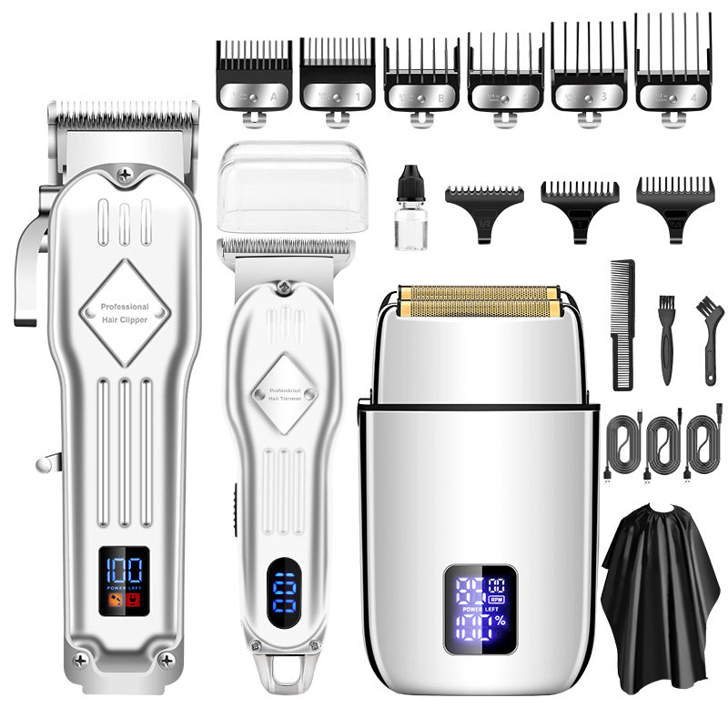 🔥HOT SALE - 50% OFF🔥Vintage Engraving LCD Digital Display Hair Clipper