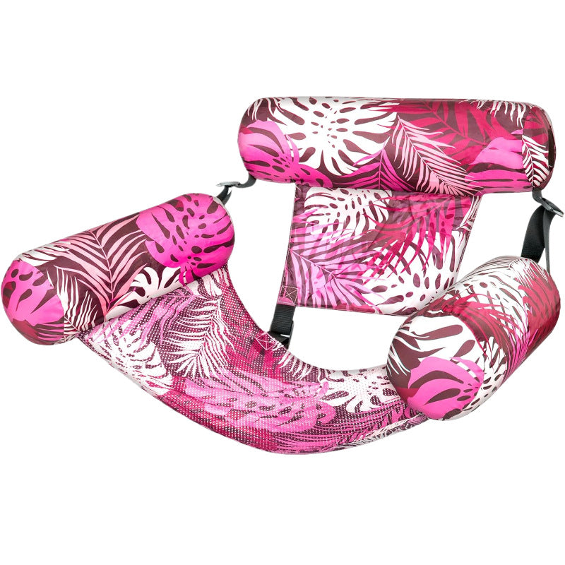 ⏳Time-Limited Special-46% off⏰Inflatable Floating Chair – Tropical Leaf & Ultra-Light 260g 🌊