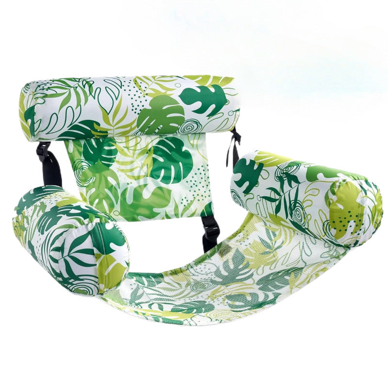 ⏳Time-Limited Special-46% off⏰Inflatable Floating Chair – Tropical Leaf & Ultra-Light 260g 🌊