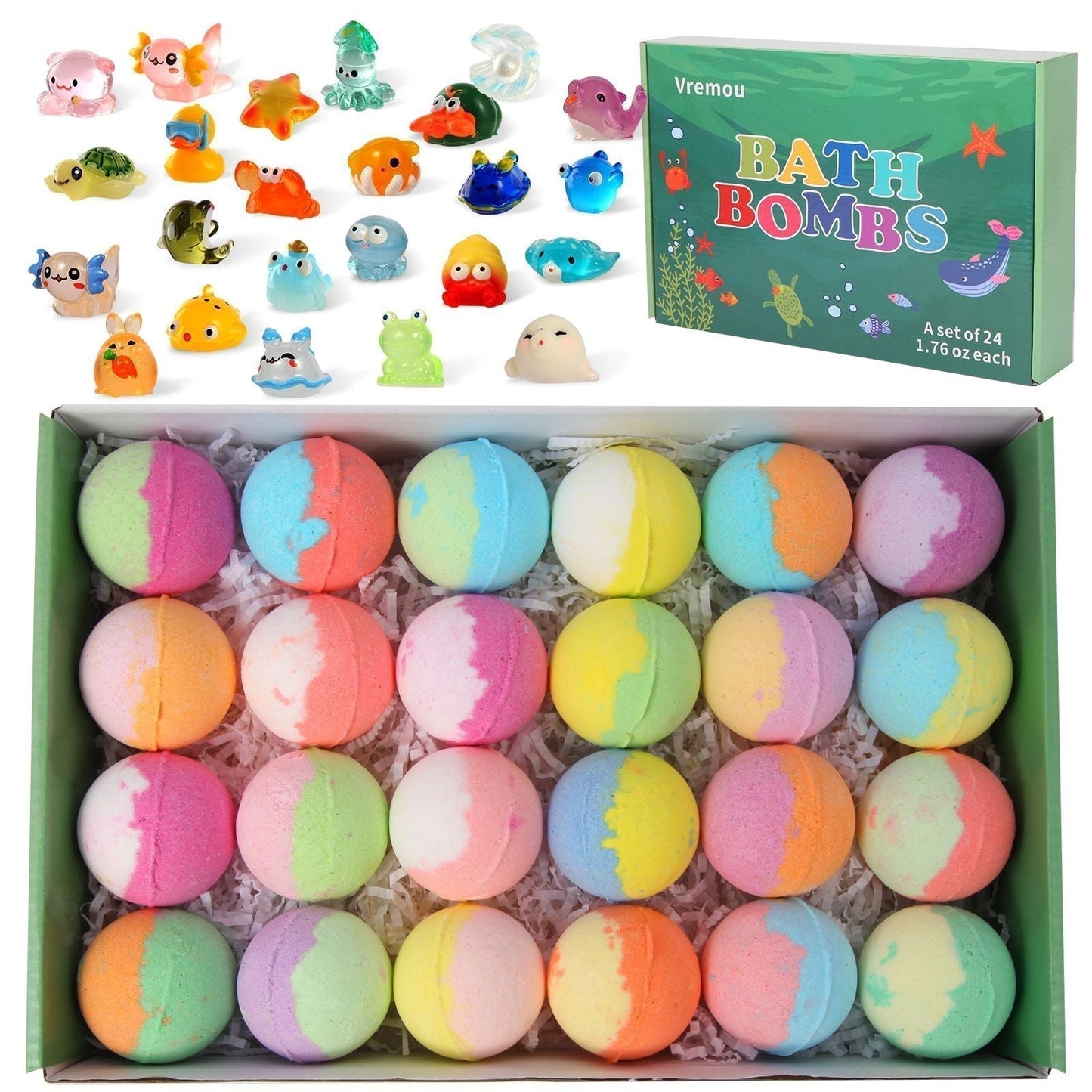 🔥Limited Time Promotion 50% OFF🛁Bath Bomb Gift Set for Kids🥚✨