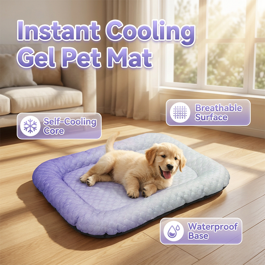 🎁Last Day Promotion 60% OFF🔥Pet Cooling Mat for Dogs & Cats 🐾  Naturally Cool Ice-Silk Pad • Breathable, Washable & Soft 🌿  For Floors, Sofas & Car Travel • Multiple Sizes • Gradient Colours ☀️🐶🐱