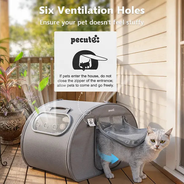 🐾Luxury Space Capsule Style Air-Conditioned House – Keep Your Furry Friend Cool, Calm & Comfortable Anywhere✨