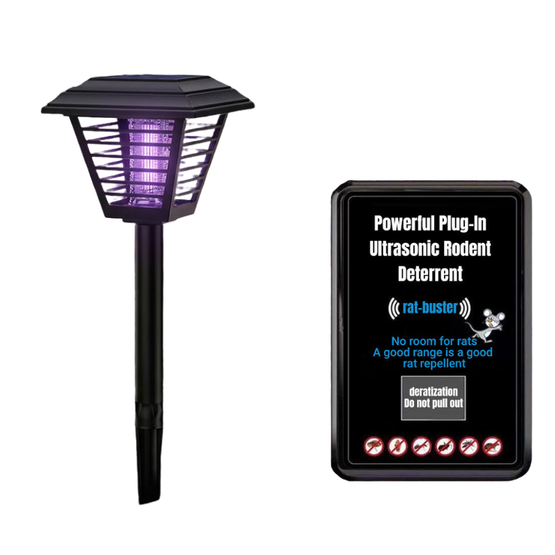 Solar-Powered 2-in-1 Mosquito Zapper & Garden Light🔥🦟 Bye Bye Mosquitoes – Hello Summer Nights! ☀️