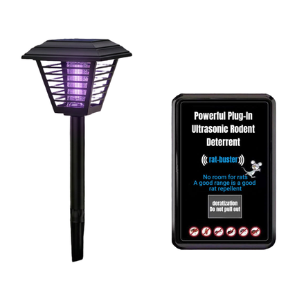 Solar-Powered 2-in-1 Mosquito Zapper & Garden Light🔥🦟 Bye Bye Mosquitoes – Hello Summer Nights! ☀️