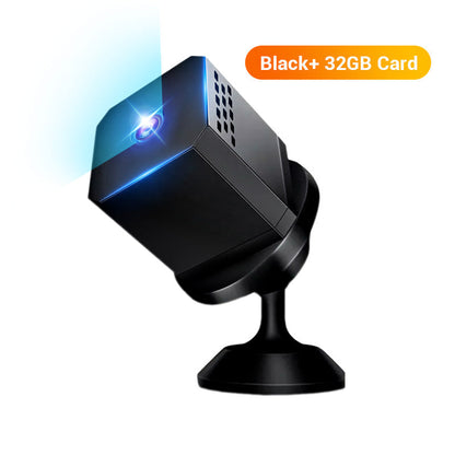 📹🌙 Mini Smart HD Security Camera – Night Vision, Motion Detection & Two-Way Audio 🔒