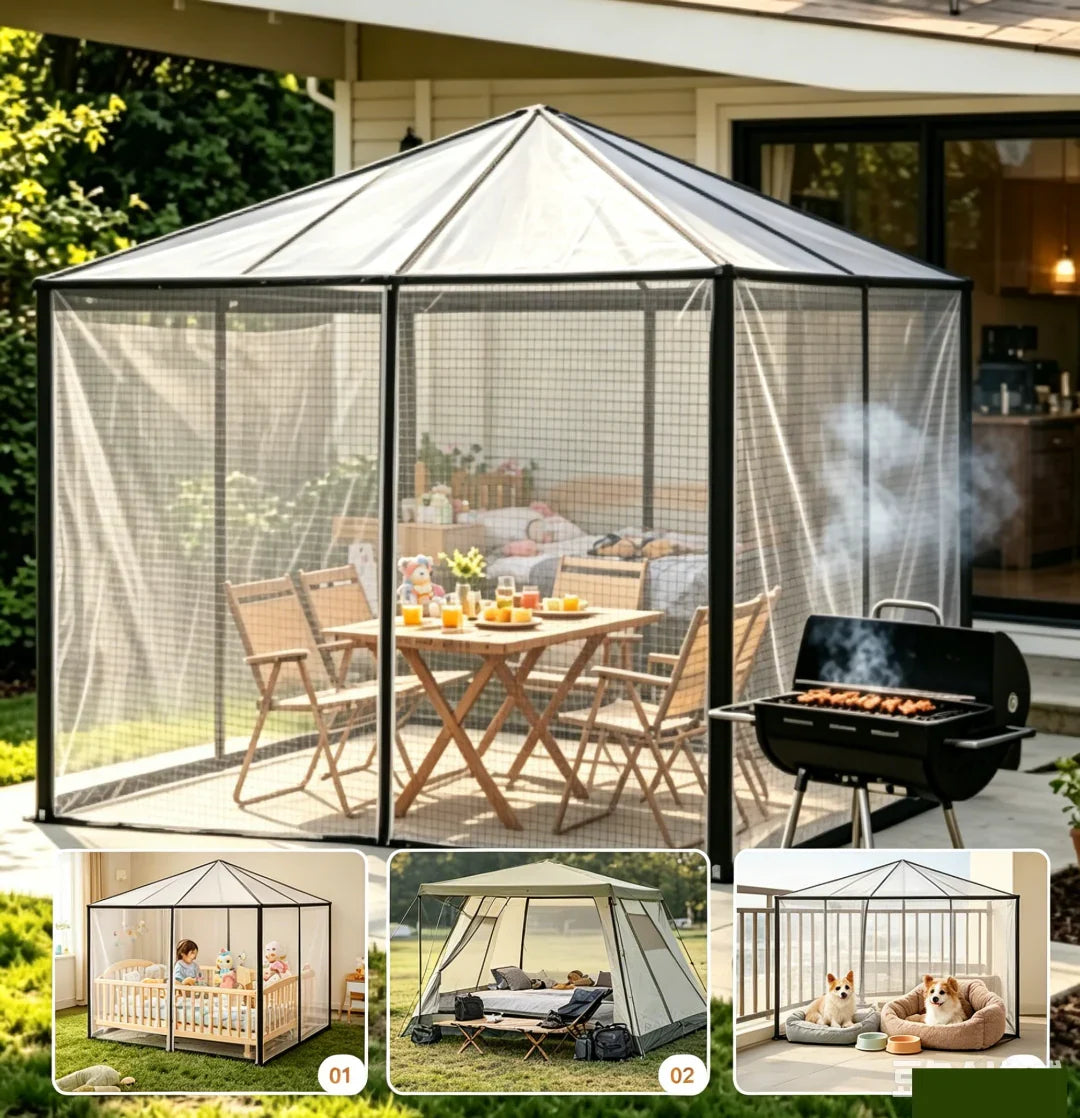 🔥HOT SALE  50%OFF🦟🚫2-Pack Bug-Proof Garage Door Screen🌿 Fresh Air In. Bugs Out. Summer Sorted 🔥