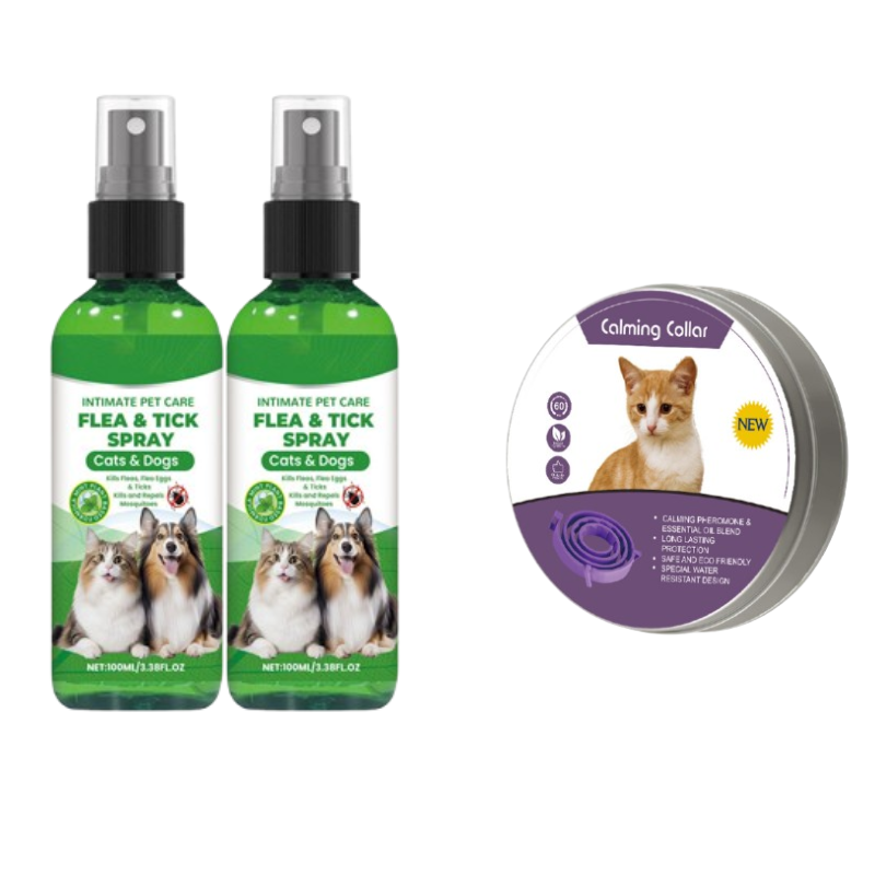 🍃Natural Flea & Tick Spray for Dogs and Cats🐾 Keep Your Beloved Pet Free from Pests