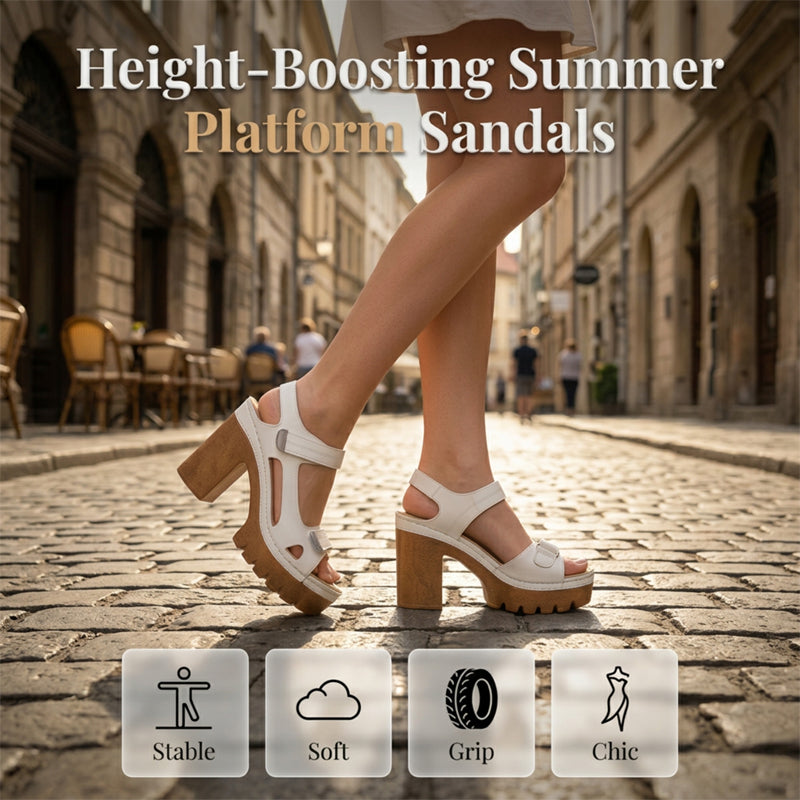 🏖️Women's Summer Platform One-Strap Sandals – Comfortable, Lightweight & Perfect for Beach or Daily Wear☀️