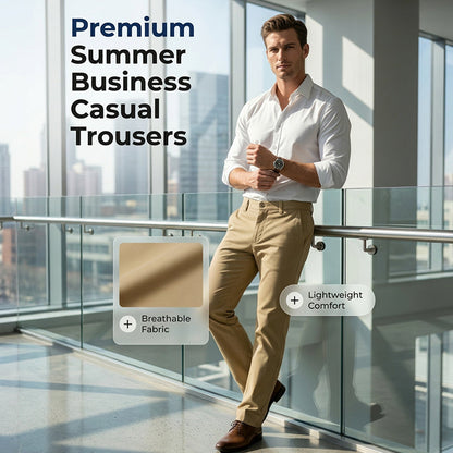 🌟Men's Casual Straight-Fit Pants👖 Comprehensively Enhance Your Personal Image