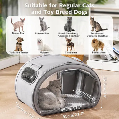 🐾Luxury Space Capsule Style Air-Conditioned House – Keep Your Furry Friend Cool, Calm & Comfortable Anywhere✨