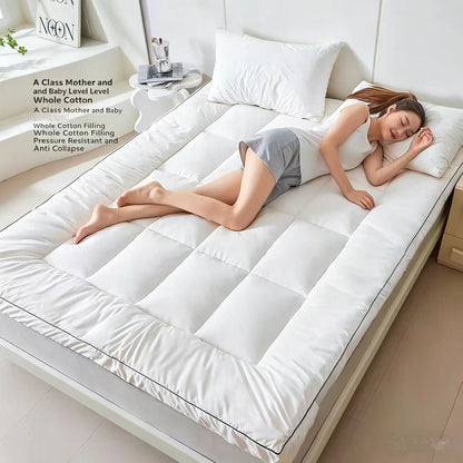 ⏰🔥LIMITED TIME 50% OFF! 💚 Premium Bamboo Viscose Twin Mattress Topper – Extra Thick 1200 GSM Quilted Pillow-Top for Ultimate Back Comfort 🛌🌸