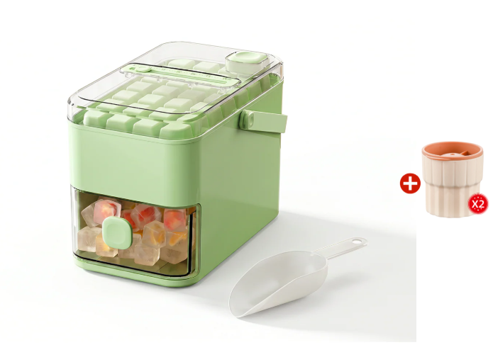🔥50% OFF NOW! 🧊 Ditch The Struggle. Press Down, Watch The Ice Plopinto The Bin. Zero Effort, Max Ice. 🚀