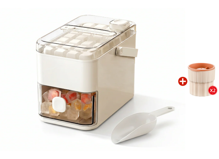 🔥50% OFF NOW! 🧊 Ditch The Struggle. Press Down, Watch The Ice Plopinto The Bin. Zero Effort, Max Ice. 🚀